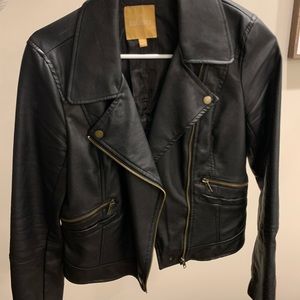 Boutique Women’s Leather Jacket, Brass Enclosures